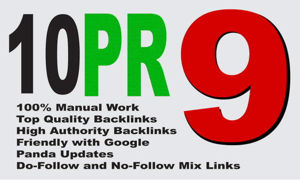 manually create 10 high pr9 SEO backlinks increase tr...