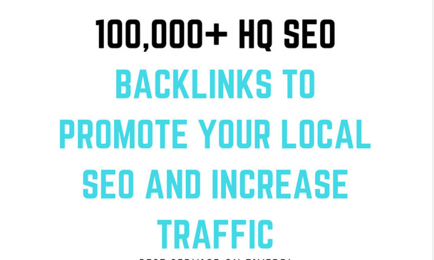 promote your local business seo to increase traffic and ranking by creating HQ backlinks 