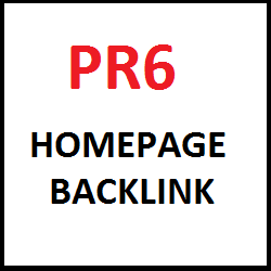 add 1x PR6 HOMEPAGE Backlink Dofollow PERMANENT Low OBL + BONUS