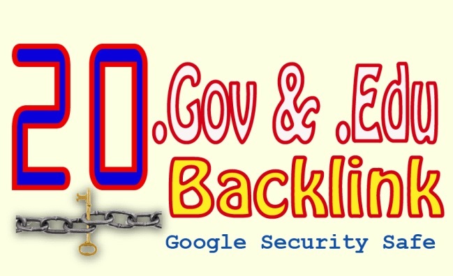  Special Offer!!! Create 20 Edu/Gov High Quality Authority Backlinks
