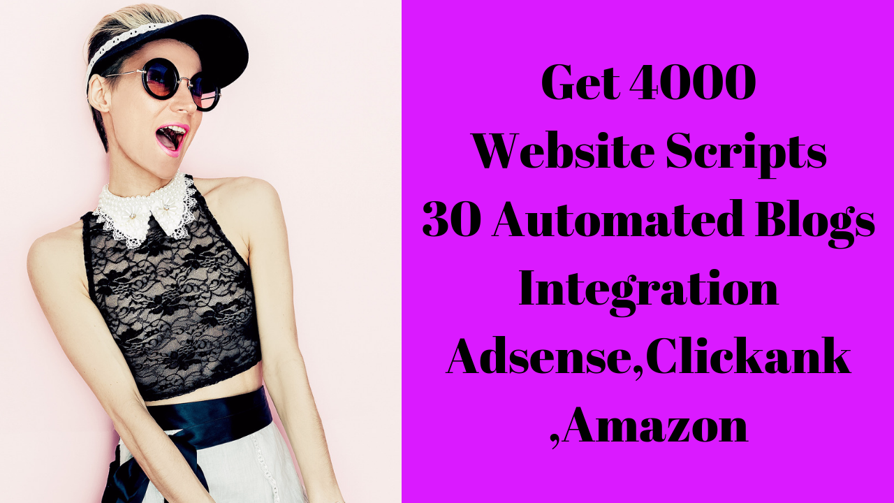 Give You 4000 Website Scripts And 30 Automated Blogs