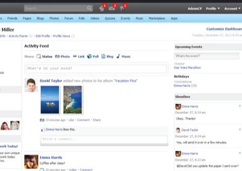 ★ ☆ ✰ Create Social Networking Website