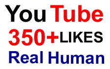 give you 350+ Guaranteed YouTube Likes [Real human] to your video within 36 hours