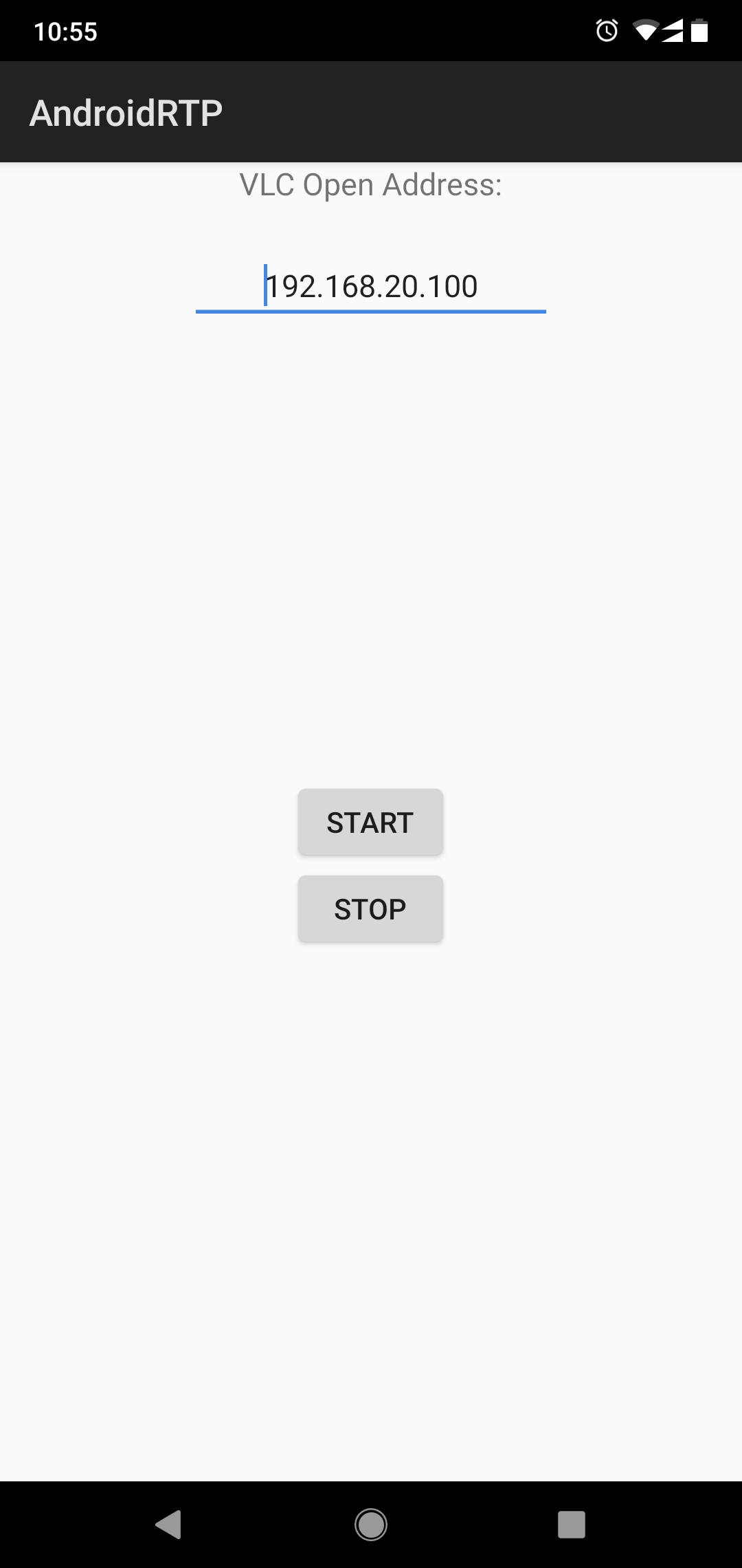 Stream Android Screen to VLC via RTP packet