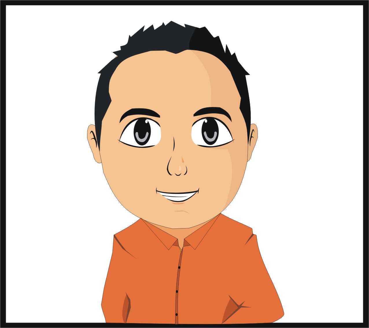 create cute avatar vector of you in my style