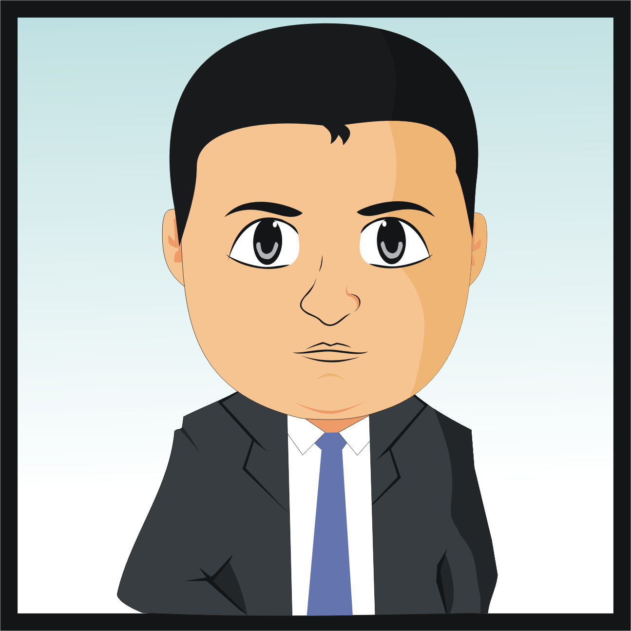 create cute avatar vector of you in my style
