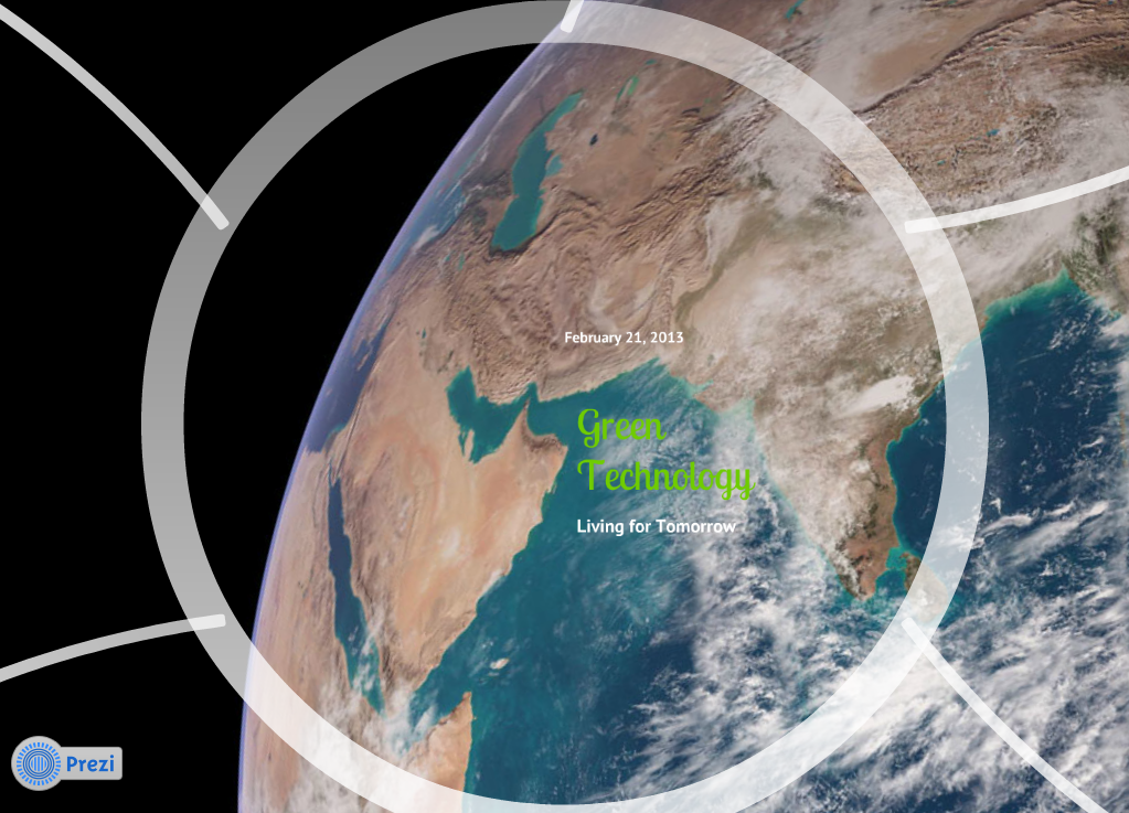 make one Prezi or Power Point Presentation
