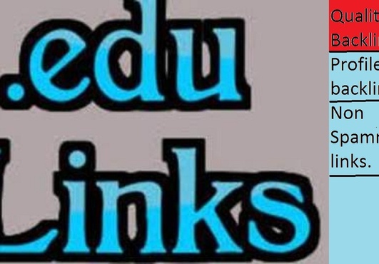 manually build and ping 15 Panda safe high PR dofollow permanent and very effective edulinks for your website..!@