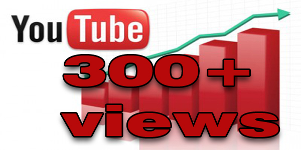 give you 300+ youtube likes no fake,no bot within 24hrs