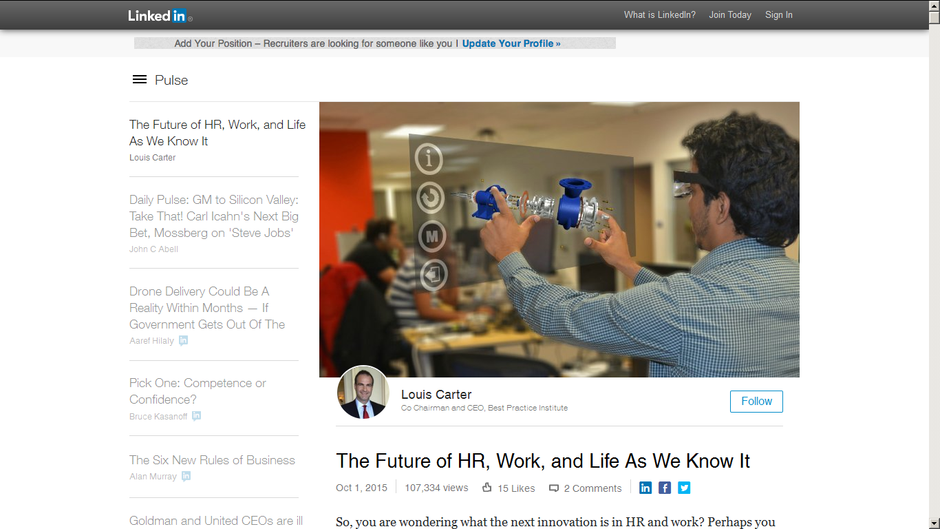 I will deliver 20 000 Linkedin Article views