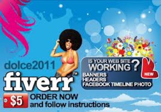 design you a Professional and Attractive Website Headeror banner just