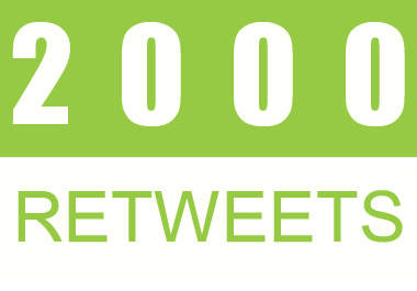 deliver 6020 Retweets and Favorites from 6020 unique profiles having 400,000 followers within 12 hrs  