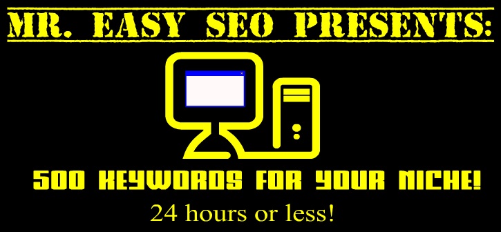 give you 500 KEYWORDS related to your niche