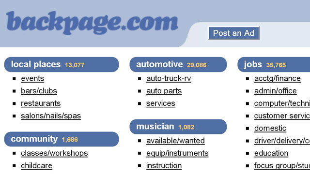 Post 150 Ads on Backpage For You