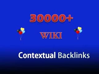 add Your Website to 30000+ WIKI Contextual Backlinks + Full Report + Ping...........