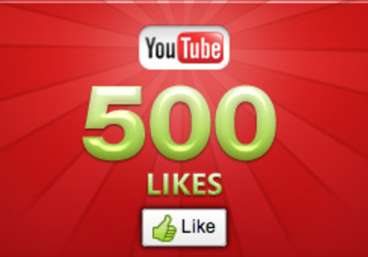 give you 500 REAL youtube likes to your youtube video, all likes deliver with 7 days........