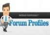 Create 25 High PR Links in Forum Profiles Manually + Ping to Over 100 Web Directories for Quality Targeted Traffic