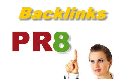 Give You 28 PR 8 HIGH Quality {Panda Safe} PERMANENT Backlinks