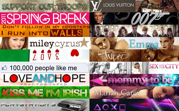 design a professional HEADER banner for your web site