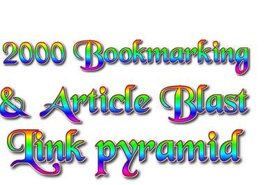 do 500 Approved Article Submission and 1000 Social Bookmarking No need to send Artticles 