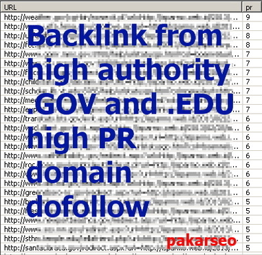 create 50+ PR5 to PR9 Permanent .Edu and .Gov Backlinks
