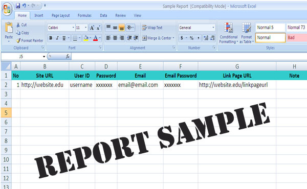 create 100 contextual EDU backlinks with rss and ping then send you a full report.........