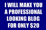 I Will Build You A Word Press Blog With A Header, Any 3 Ads You Want to Promote, 2 Articles I Will Write For You, Add Lot's of Plug-ins including PringFresh, which will give you tons of visitors.