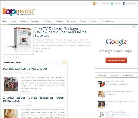 create a blog for you or wordpress