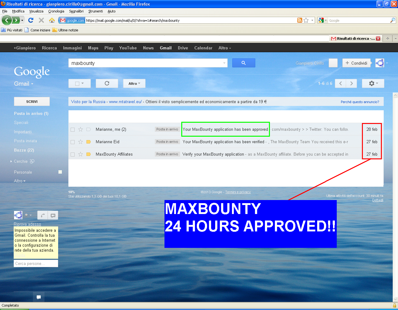 Create Verified CPA Accounts (PeerFly,MaxBounty etc...)