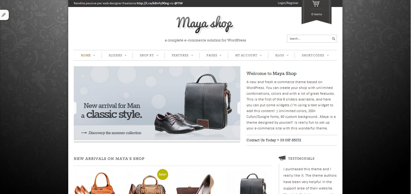 provide and install a Premium Wordpress Theme and 10 FREE WP Plugins