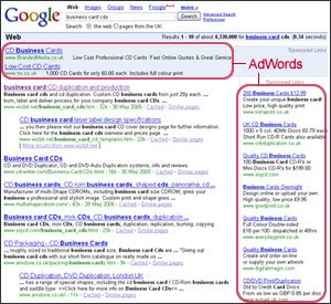 Page 1 of Google AdWords Campaign $0,01 Cost Per Click, $100 Bonus 