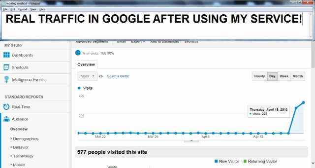 provide 1000+ REAL google adsense safe trackable traffic for over 3+ days!!!