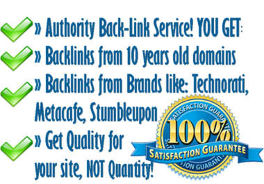 create 15 PR7 PR8 Backlinks on Authority Sites Page Rank 7, 8 Links from Famous Brands