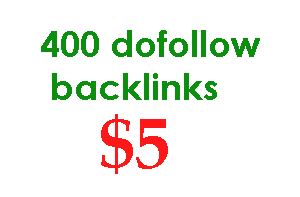 give you 400 dofollow backlinks from social bookmarks