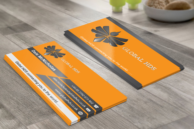 disign a business card with in 4 hours..