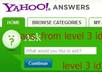 answer 5 YAHOO Answers in yahoo answer with you website, product, business link or url