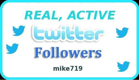 1,000 REAL and ACTIVE USA ★Human★ Twitter Followers (NOT Fake or Inactive accounts!), Actual Human People who can retweet and favorite, there is no other gig like this one!