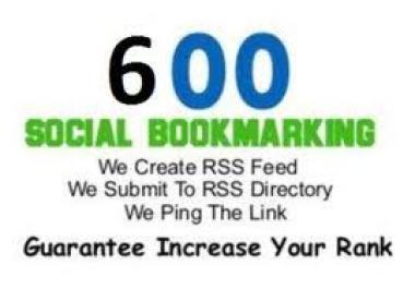  create a SEO package B have 450+ social bookmarks and 600+ high pagerank wiki backlink + rss + schedule ping 