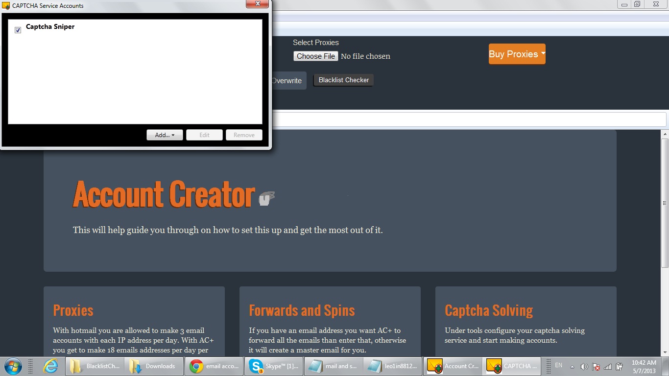 send you 500 verified OUTLOOK account with spam filter disabled