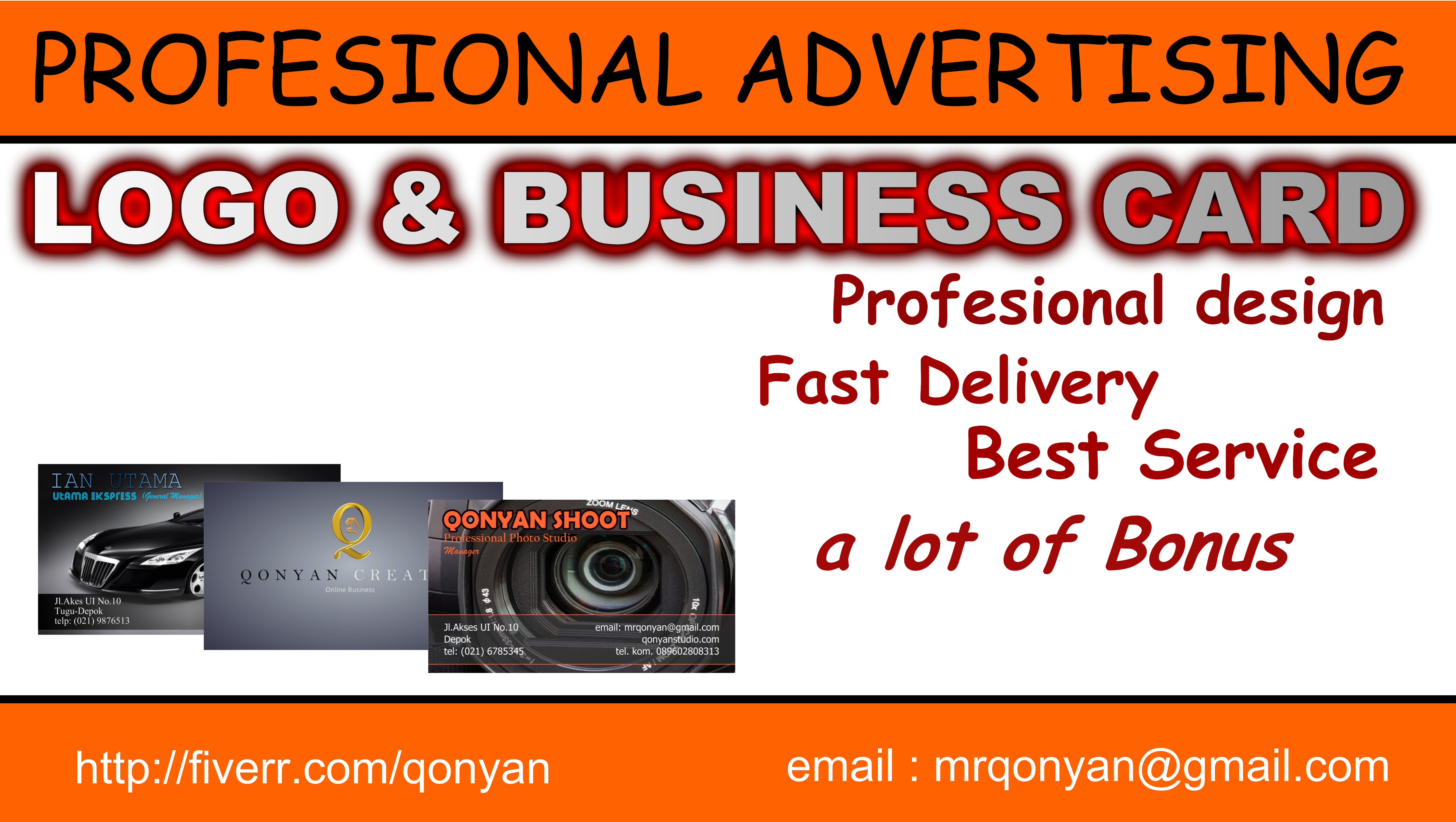 DESIGN LOGO & BUSINESS CARD FOR YOUR COMPANY WITH PROFESIONAL DESIGN