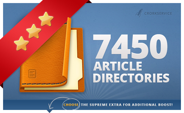 I will spin and submit your article to 7450 Directories, Get 500+ Google Backlinks