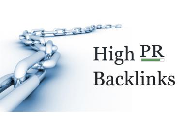  Significantly Boost Your Site Ranking By Building 8 High PR Backlinks