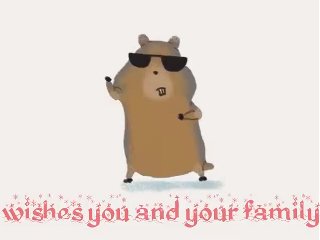 I will create a video of an Hamster dancing on gangnam style song displaying your message @!