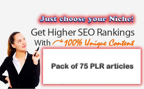 give you 75 original high quality articles for content