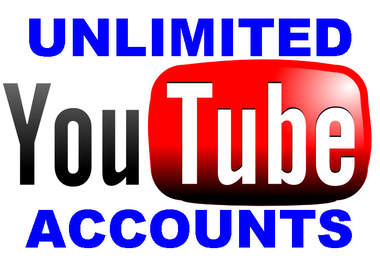 Youtube PVA 100 accounts sale 