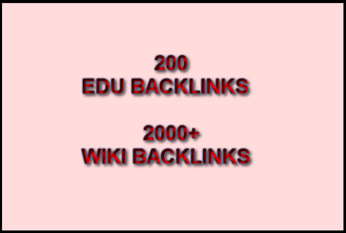 I will create The Best EDU Pyramid with 200 Edu Backlinks and 2000+ High Page Rank Wiki links Panda and Penguin Safe