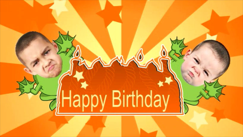 personalize you in the happy birthday greeting videopersonalize you in the happy birthday greeting video