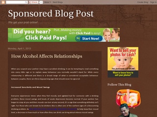 Sponsored Blog Post