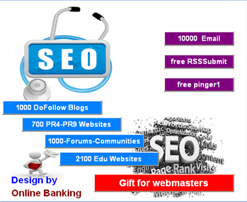 give you SEO pocket 1000 DoFollow Blogs & 1000 Forums Communities & Gift for webmasters &10000 email us - fr 
