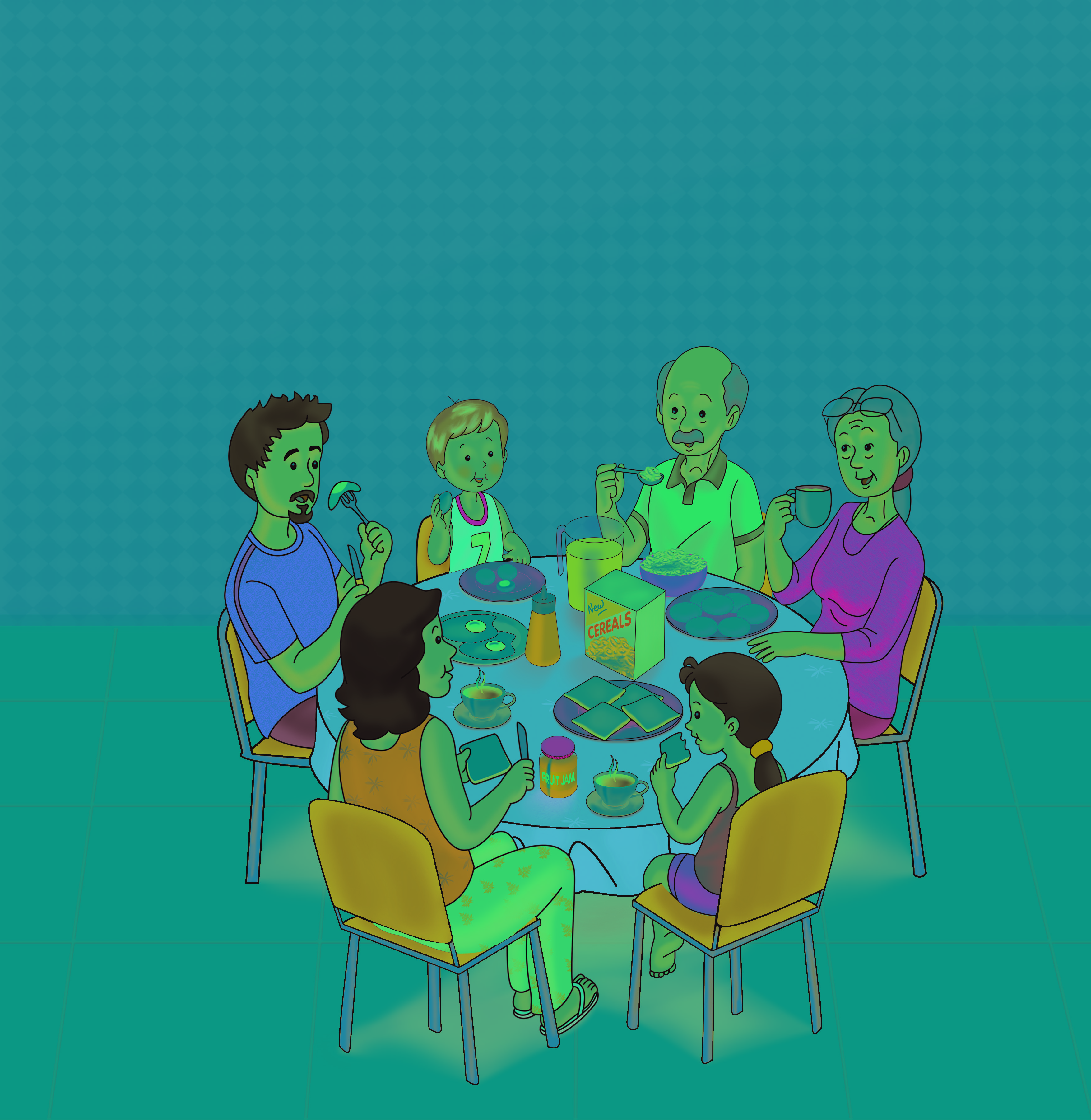 draw an illustration for a story book